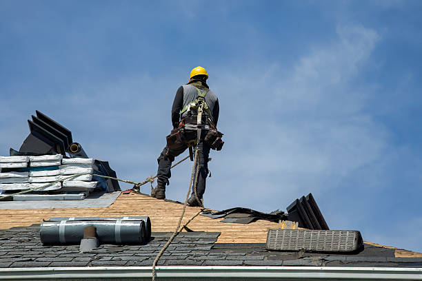 Professional Flat Roof Repair technician working in Shallotte, NC